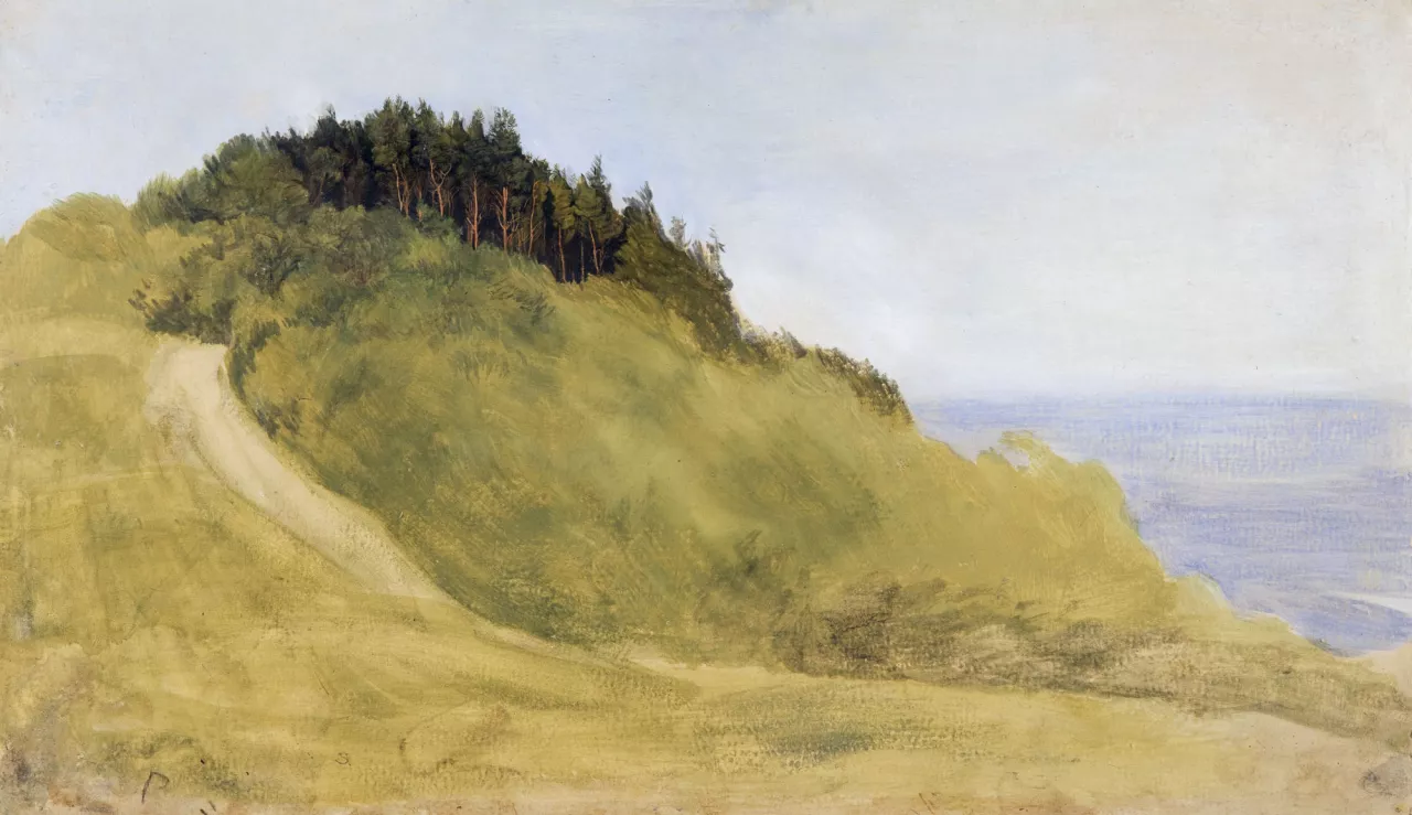 8. Samuel Palmer (Newington (Londres) 1805 – 1881 Redhill (Surrey)), {Vue de Box Hill, Surrey}, 1848