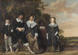 {Family Group in a Landscape}, ca. 1645-1648