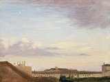 Edgar Degas (1834-1917), {Vue du Quirinal, Rome}, vers 1856-1859