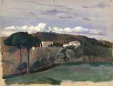 7. Paul Flandrin, {Surroundings of Volterra}, 1835
