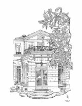{Hôtel Turgot. Façade sur jardin}, 14.VI.2021