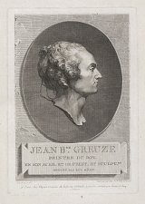Jean-Jacques Flipart (1719-1782), after Jean-Baptiste Greuze (1725-1805), {Portrait of Jean-Baptiste Greuze}, 1763