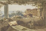 Attributed to François Marius Granet (1775 – 1849), {Terrace in Castellar}, 1846