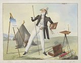 5. Karl Johan Lindström (Linköping 1800/01 – 1846/49 Naples), {An Englishman Drawing in the Open Air}, 1830