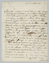 1. Antonio Canova, Lettre à Teresa Tambroni née Couty, Paris, 2 septembre 1815