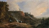 2. Richard Wilson (Penegoes 1713/14 – 1782 Colomendy), {View of the Cascatelle Grandi and the Villa of Maecenas in Tivoli}, c. 1752