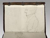4. Carnet d'esquisses à la pointe d'argent, pages 18 et 19 (en haut)