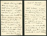 2. Edgar Degas, lettre à Hortense Howland, Le Mont-Saint-Michel, 5 août 1885