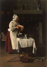 François Bonvin (1817-1887), {La Ménagère}, 1865 