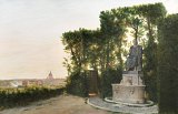 11. Guillaume Bodinier, attribué à (Angers 1795 – 1872 Angers), {Vue de Rome depuis la Villa Borghèse}