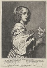 Wenzel Hollar (Prague 1607 – 1677 Londres), d'après Anthony van Dyck, {Marguerite Lemon angloise}, 1646