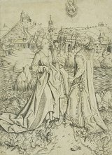 2. Monogrammist ES, {August and the Tiburtine Sybille}
