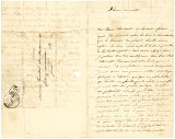 7. Théodore Géricault, lettre à Mme Trouillard, 20 juin 1822