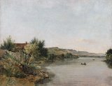 Alexandre Pau de Saint-Martin (Mortagne-au-Perche 1751 – 1820 Paris), {Paysage fluvial en France}