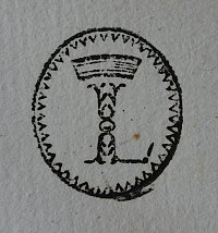 5. Cachet avec la lettre L couronnée dans un ovale, Lugt 5137