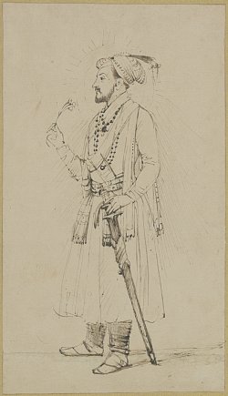 4. Rembrandt Harmensz van Rijn (Leyde 1606 – 1669 Amsterdam), {Shah Jahan}, vers 1656-1661