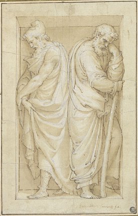 Bernardino Campi (1522-1591), {Two Prisoners}