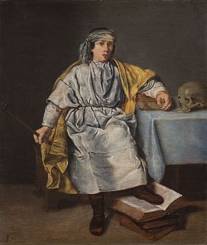 4. Monogrammiste I. S. (actif 1633-1658), {Autoportrait, personnification du tempérament colérique}, 1634