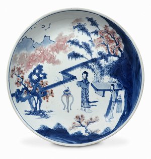 {Dish}, Jingdezhen Kangxi, dated 1672