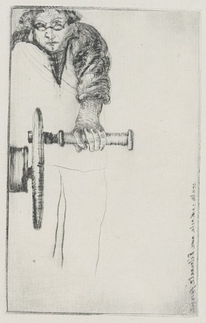 Frans Pannekoek, {Self-portrait as a printer}, 2005