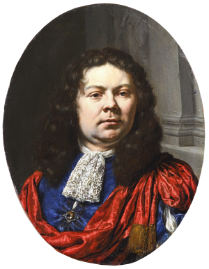 3. Willem van Mieris (Leyde 1662 – 1747 Leyde), {Portrait de Willem Cornelisz Backer}, 1688