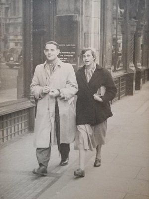1. Jan Willem Salomonson et son épouse Karin Rupé à Londres dans les années 1950