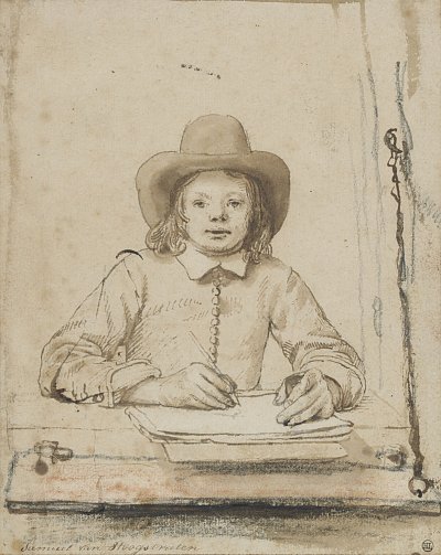3. Samuel van Hoogstraten (Dordrecht 1627 – 1678 Dordrecht), {Self-Portrait at a Window}