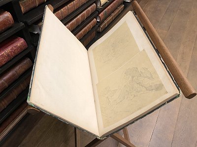 6. Paul Flandrin, Album containing 33 drawings