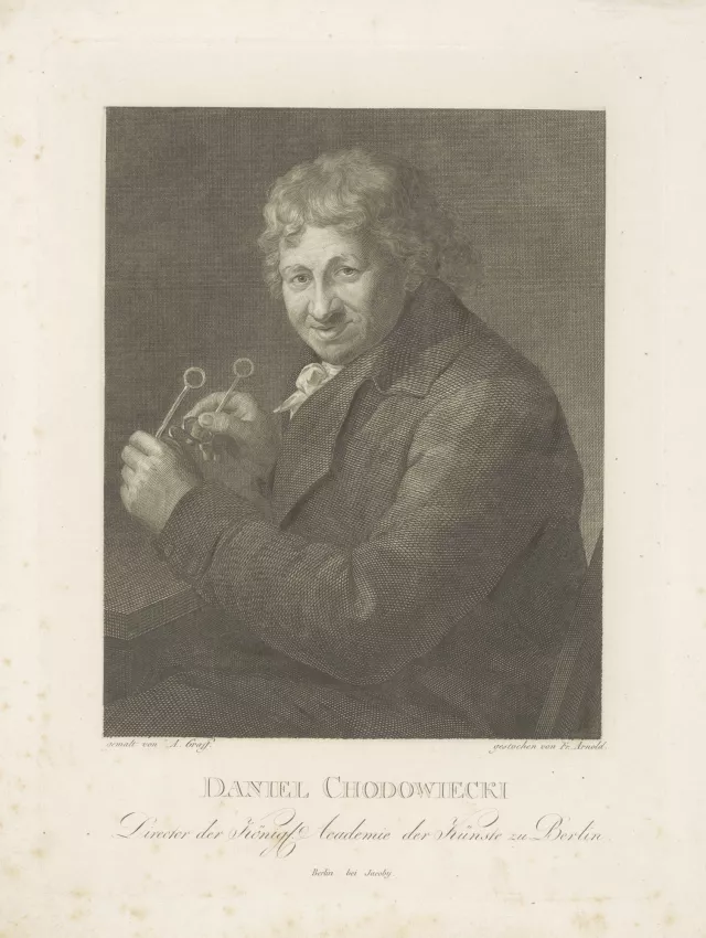 Johann Friedrich Arnold (? 1780 ? – 1809 Berlin), d'après Anton Graff (Winterthour 1736 – 1813 Dresde)