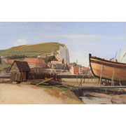 Théodore Caruelle d’Aligny<br><i>View of Le Tréport  </i>