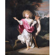 Nicolaes Maes<br><i>Portrait of a girl with a deer</i>