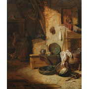 Willem Kalf<br><i>Kitchen interior</i>