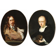 Karel Slabbaert<br><i>Self-portrait</i> and <i>Portrait of Cornelia Bouwers, the artist’s wife</i>