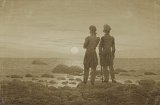 Caspar David Friedrich (Greifswald 1774 – 1840 Dresde), {Deux hommes au bord de la mer}, 1830-1835
