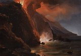 Jean-Charles-Joseph Rémond (Paris 1795 – 1875 Paris), {L'Éruption du Stromboli, le 30 août 1842}, 1842
