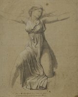 Jacques-Louis David (Paris 1748 – 1825 Brussels), {Study for the Figure of Hersilia}, 1796