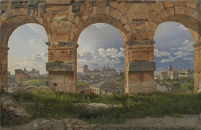 {View through three Arches of the Colosseum in Rome,} 1815